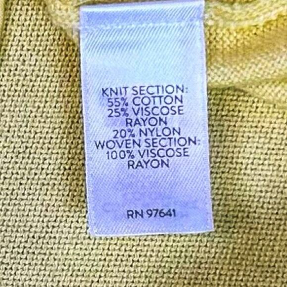 🆕 J. Jill Layered Sweater Tunic Womens Size S Buttercup Yellow Lightweight NWT - Picture 5 of 9